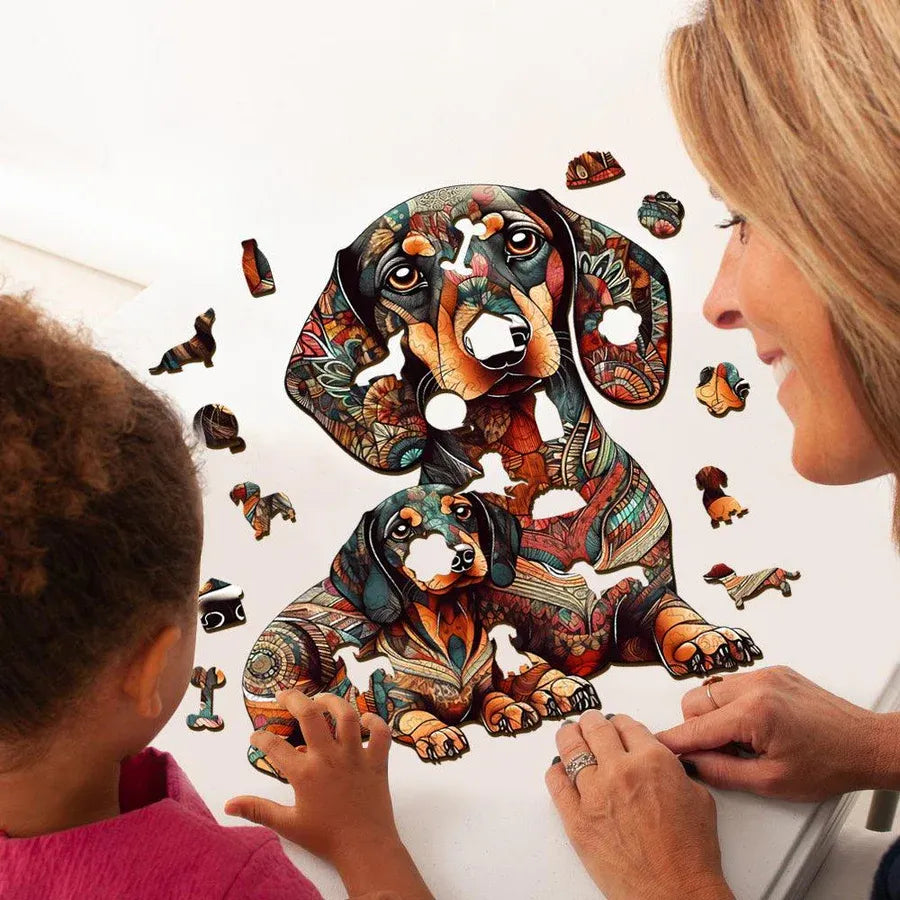 Dachshund Wooden Jigsaw Puzzle