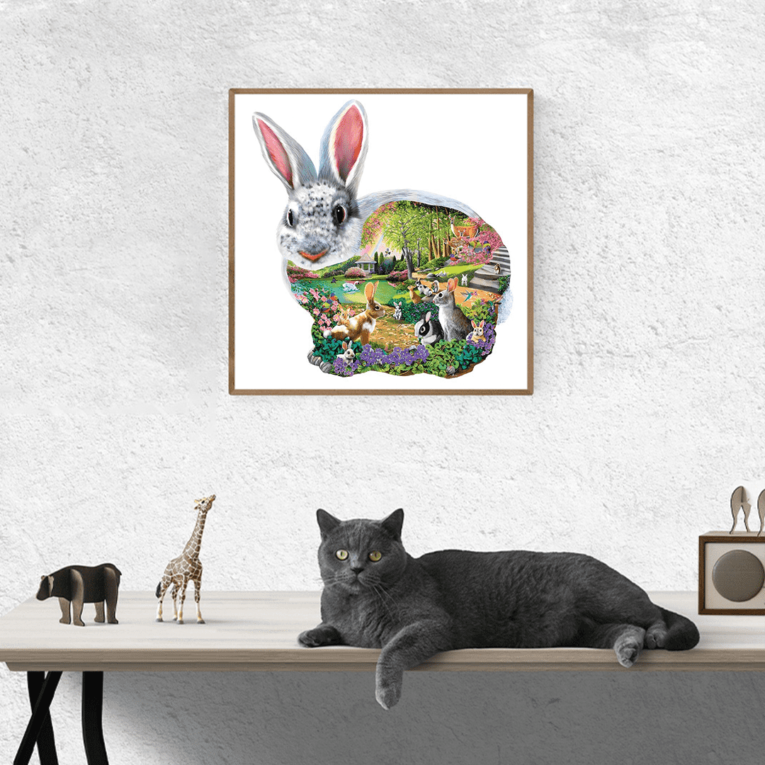 Bunny Hollow | 1000-Piece Wooden Jigsaw Puzzle