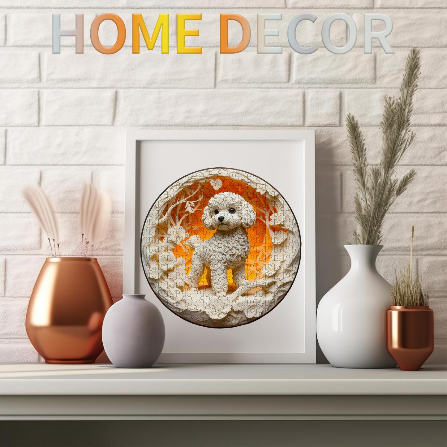 Puppy Wooden Jigsaw Puzzle