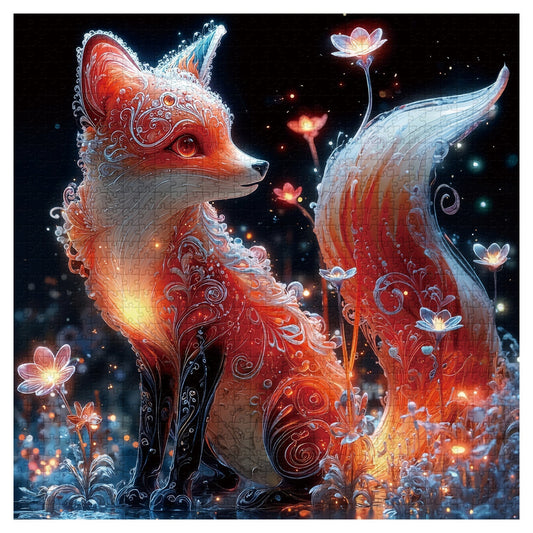 Crystal Fox Wooden Jigsaw Puzzles 1000 Pieces