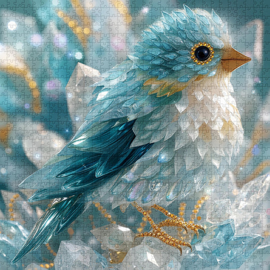 Crystal Bird Wooden Jigsaw Puzzle 1000 Pieces