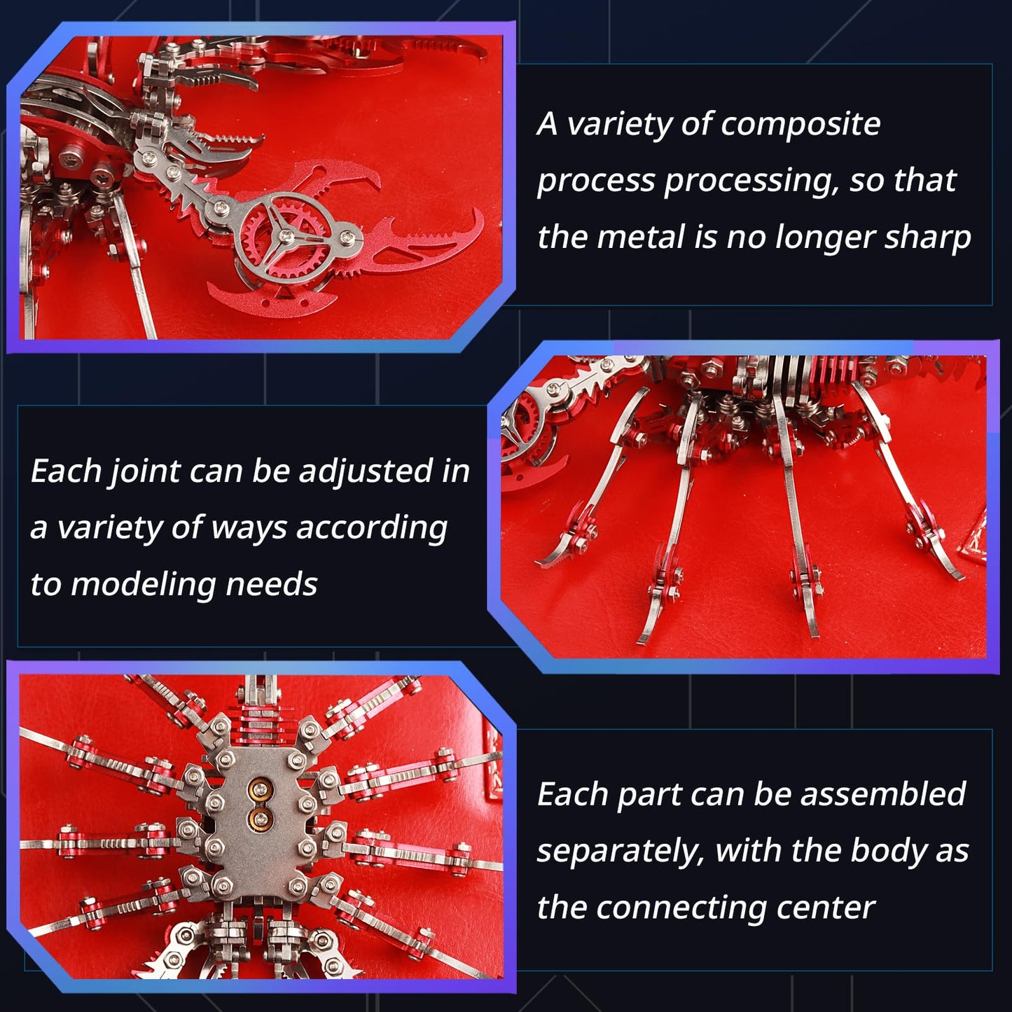 3D Metal Scorpion Puzzles for Adults