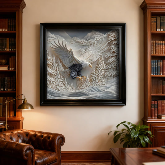 Carved Eagle Jigsaw Puzzle