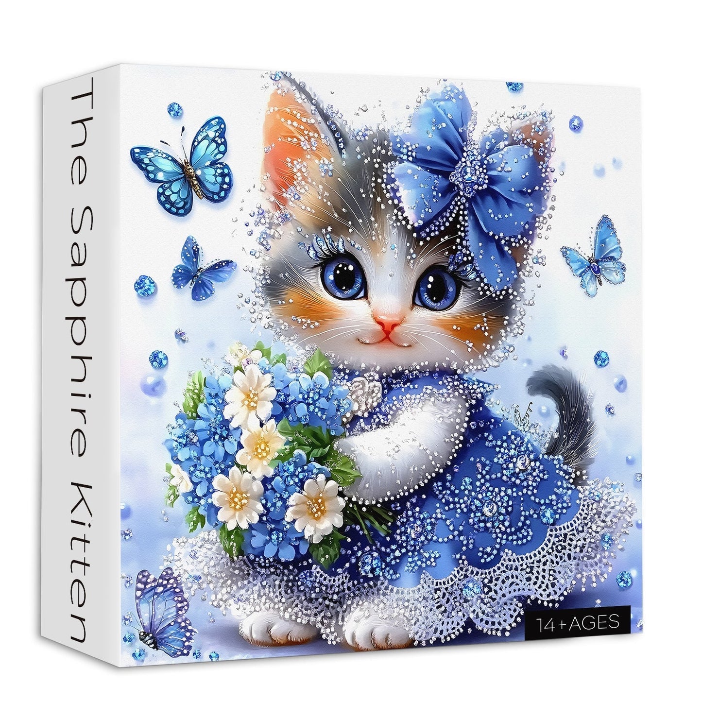 The Sapphire Kitten Wooden Jigsaw Puzzle 1000 Pieces