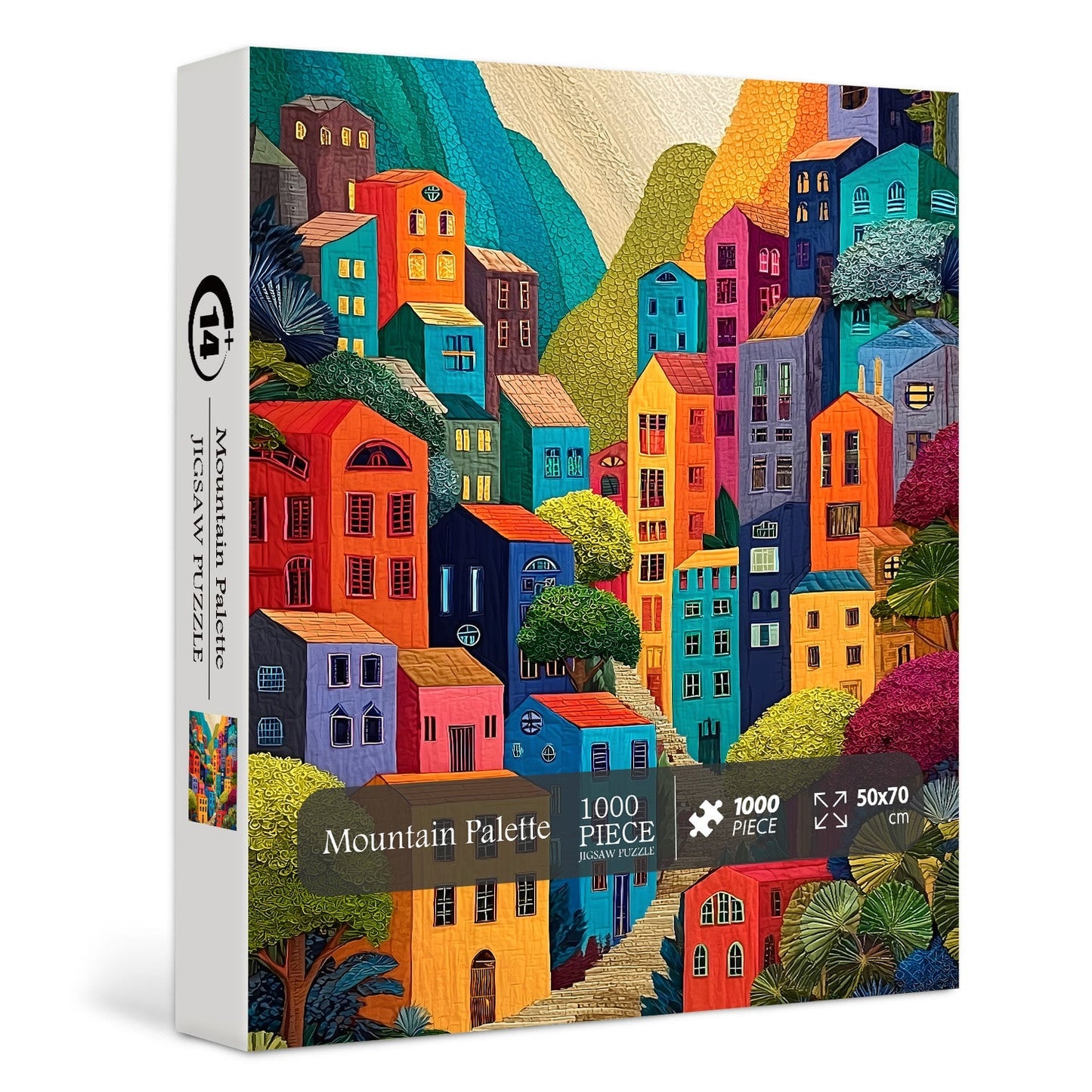 Mountain Palette Wooden Jigsaw Puzzle 1000 Pieces