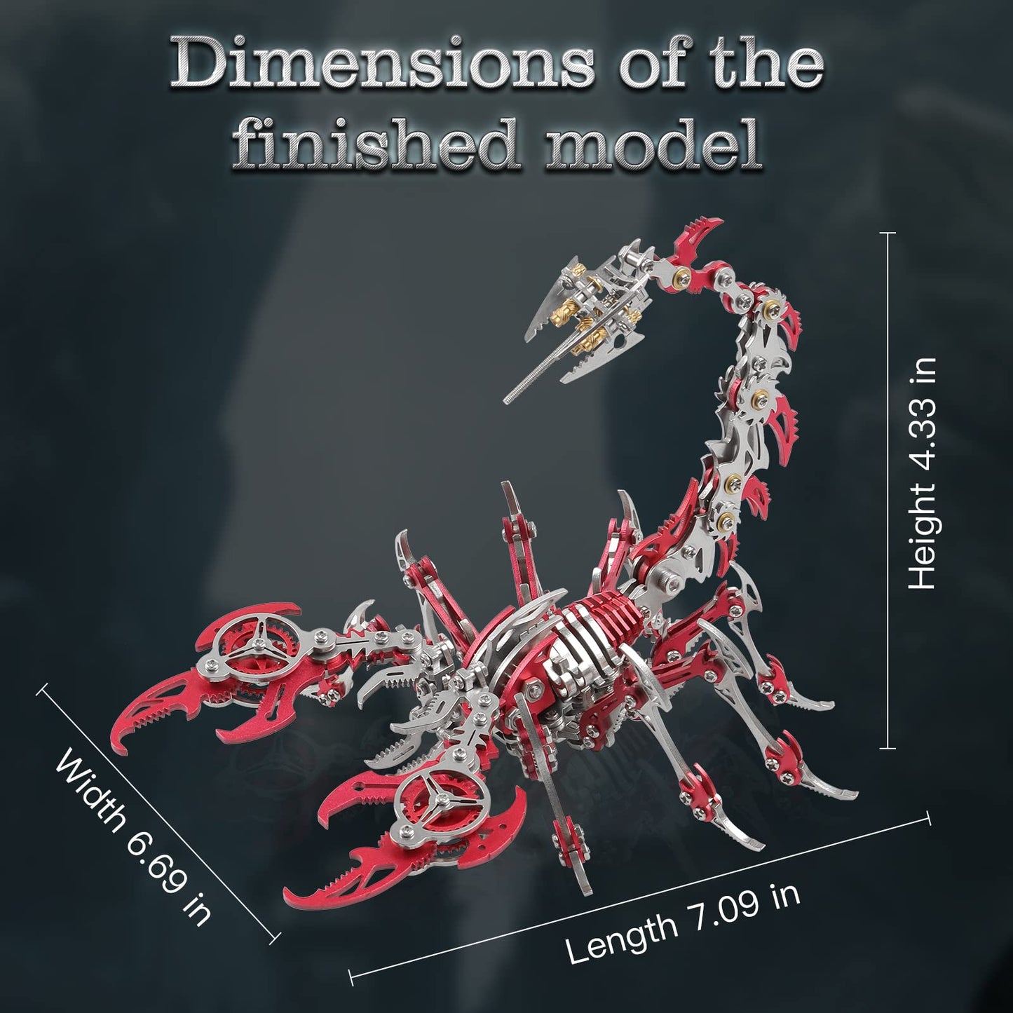 3D Metal Scorpion Puzzles for Adults
