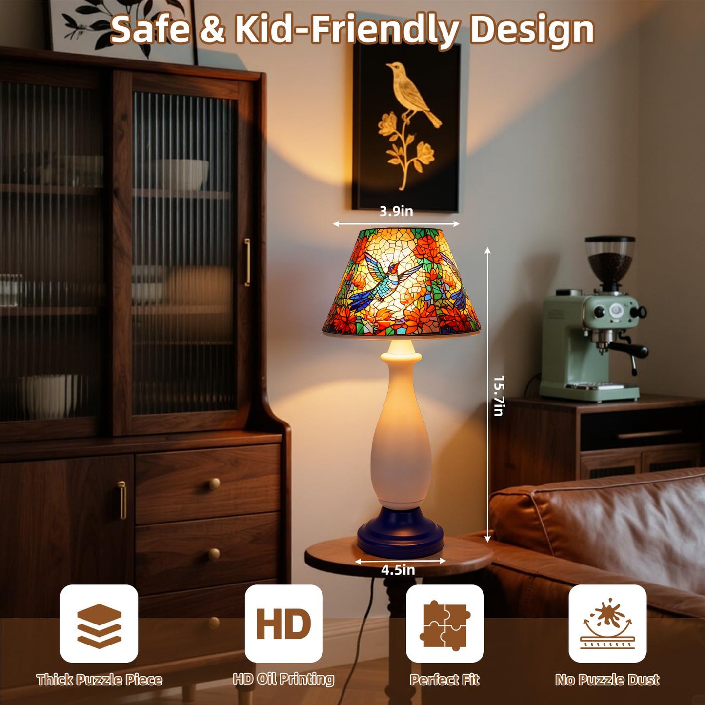 3D Print Puzzle Table Lamp