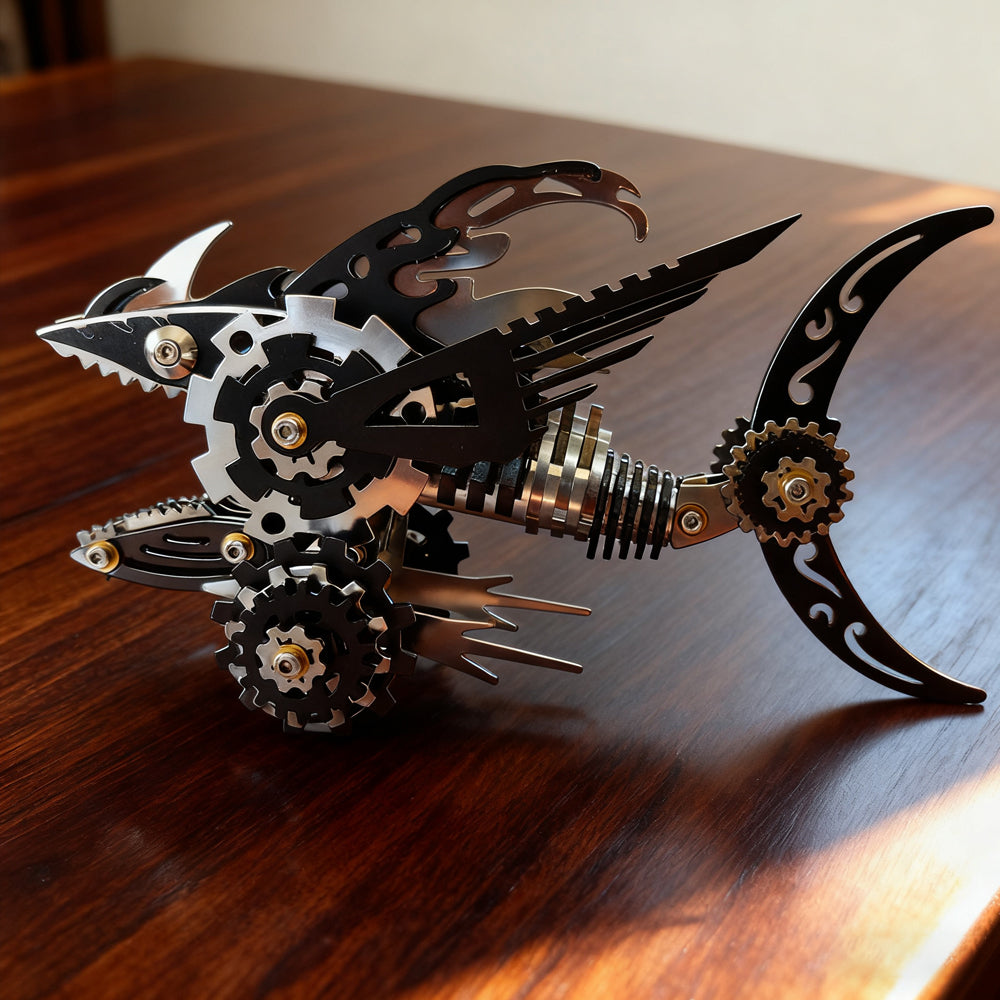π¦3D Steel Mechanical Shark Puzzles