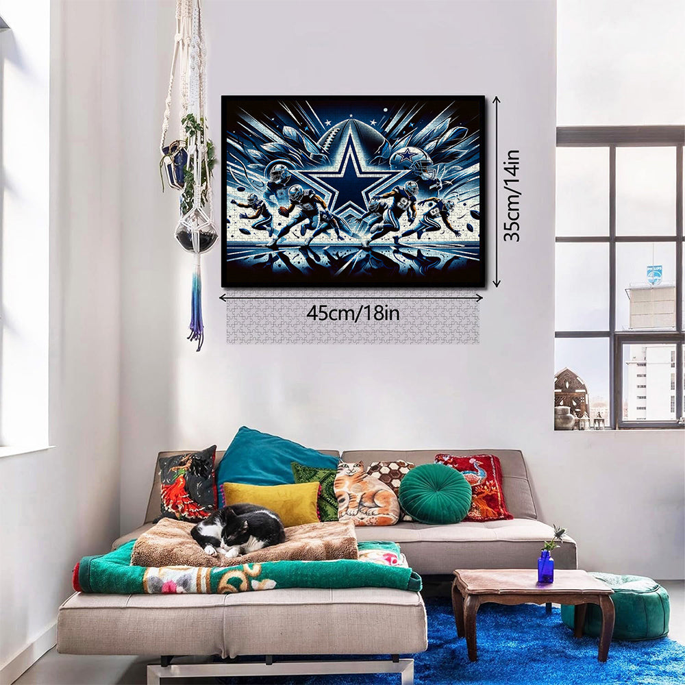 Dallas Cowboys NFL | 1000-Piece Wooden Jigsaw Puzzle