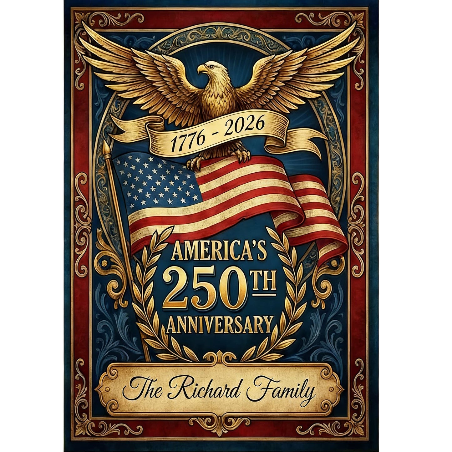 U.S. 250th Anniversary | 1000-Piece Wooden Jigsaw Puzzle