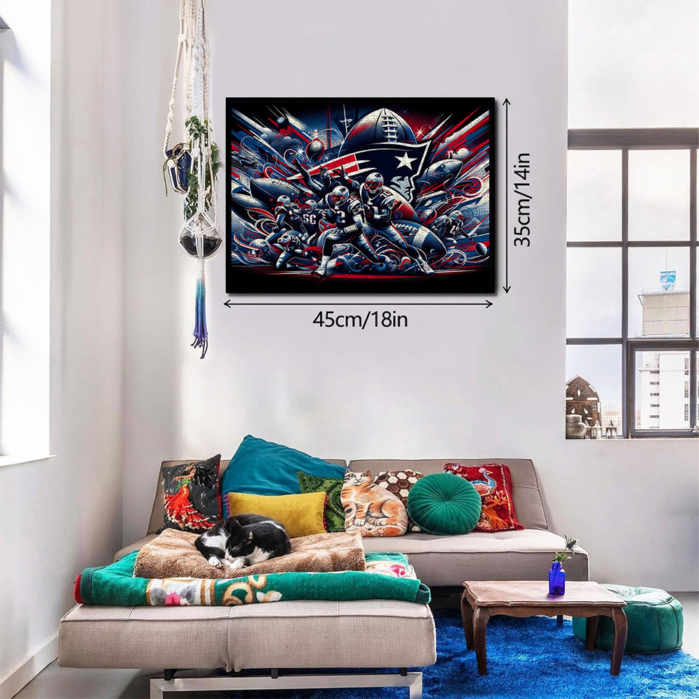 New England Patriots NFL | 1000-Piece Wooden Jigsaw Puzzle