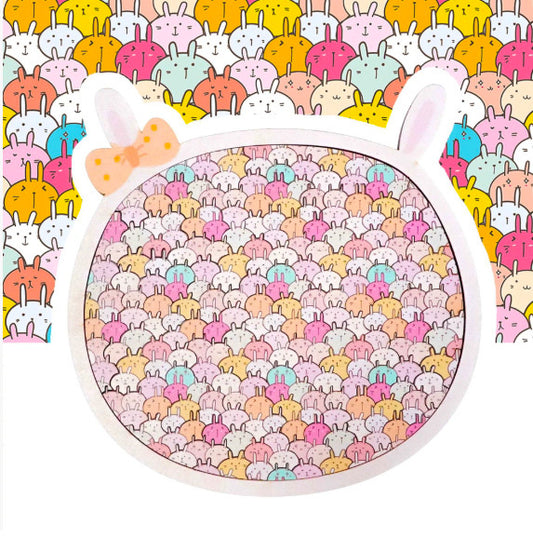 Wooden Colored Dog Bone Shaped Tray Jigsaw Puzzles