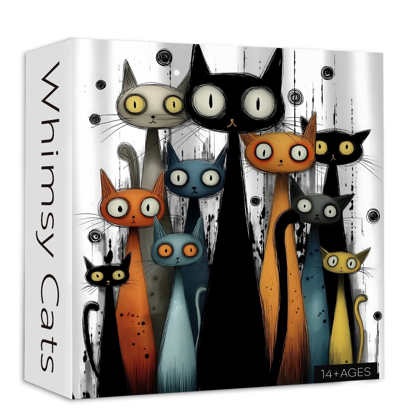 Whimsy Cats Wooden Jigsaw Puzzle 1000 Pieces