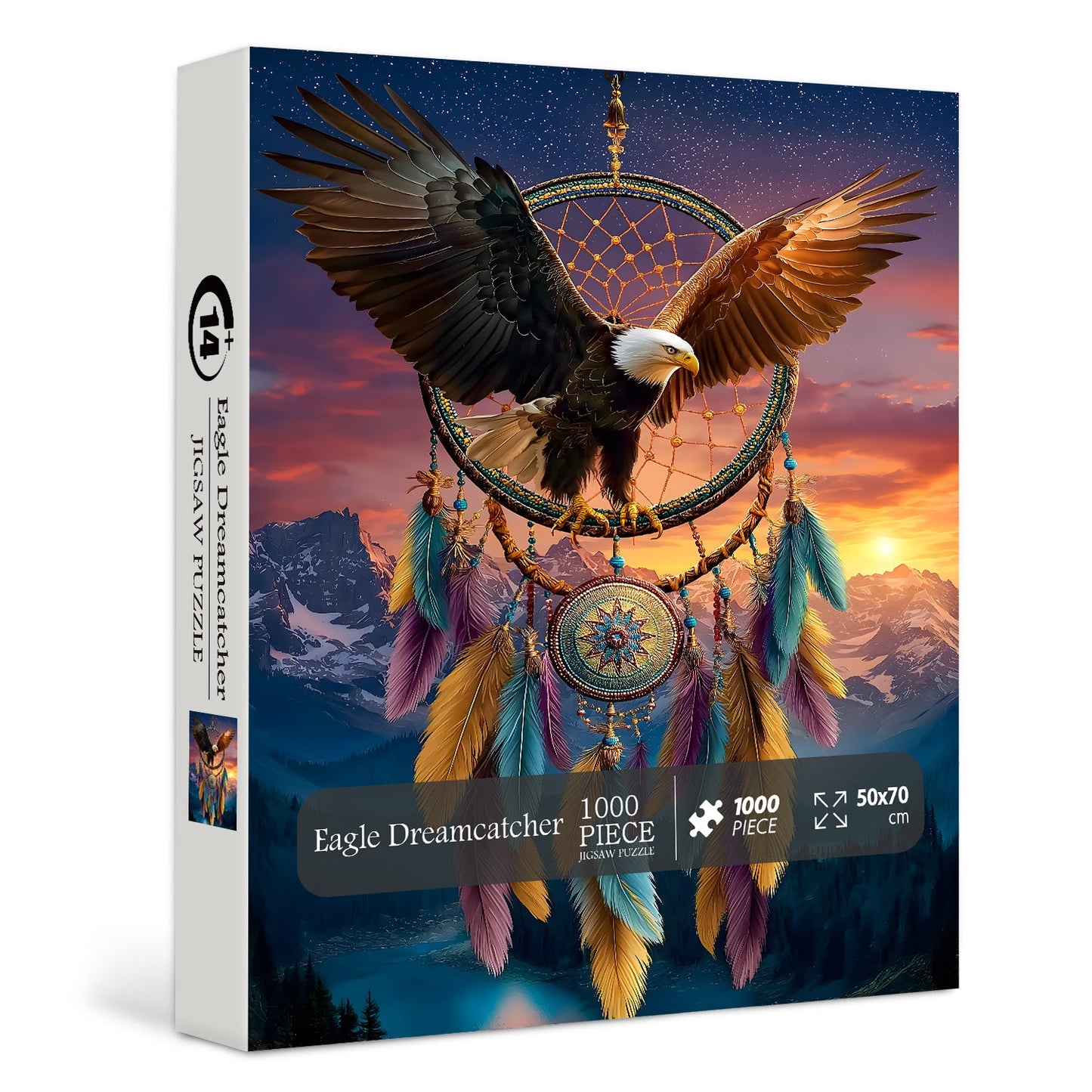 Eagle Dreamcatcher Wooden Jigsaw Puzzle 1000 Pieces