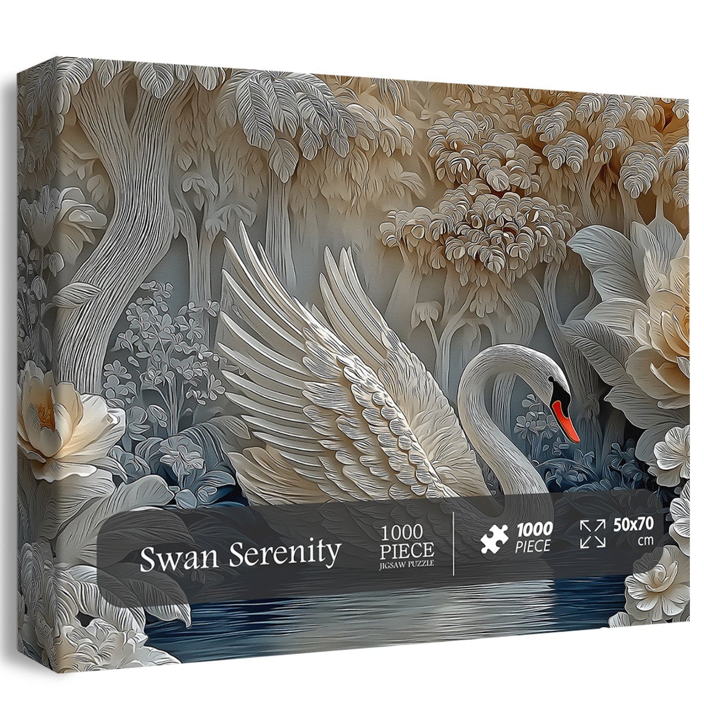 Swan Wooden Jigsaw Puzzle 1000 Pcs