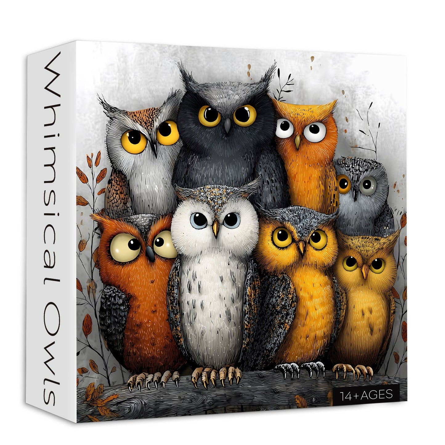 Whimsical Owls | 1000-Piece Wooden Jigsaw Puzzle