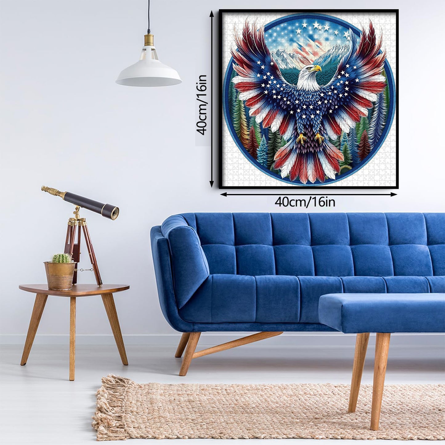 Glory of Freedom Eagle | 1000-Piece Wooden Jigsaw Puzzle