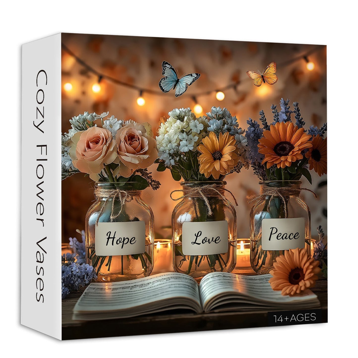 Cozy Flower Vases | 1000-Piece Wooden Jigsaw Puzzle