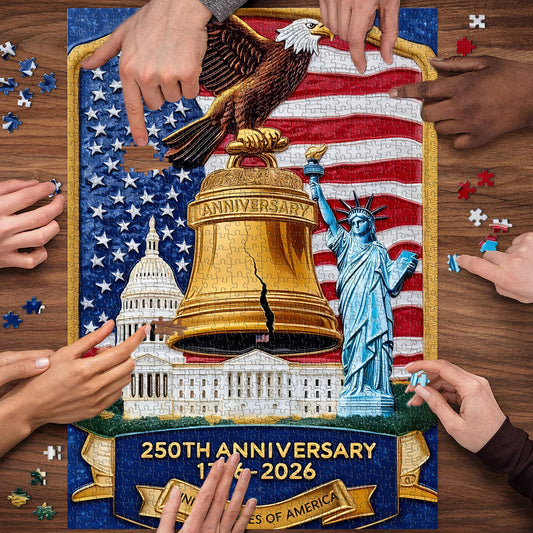 Echoes of Freedom | 1000-Piece Wooden Jigsaw Puzzle