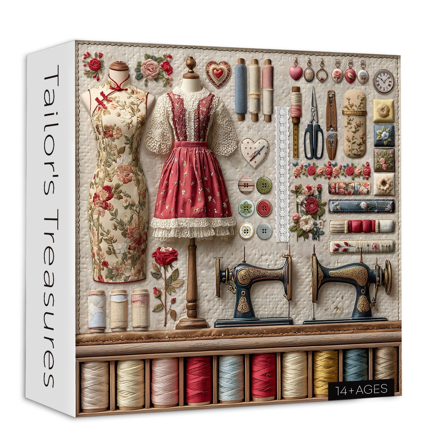 Tailor's Treasures | 1000 Pcs Wooden Jigsaw Puzzle