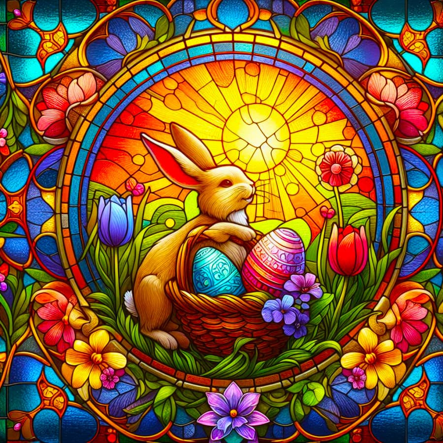 Easter Bunny And Egg Hunt | 1000-Piece Wooden Jigsaw Puzzle