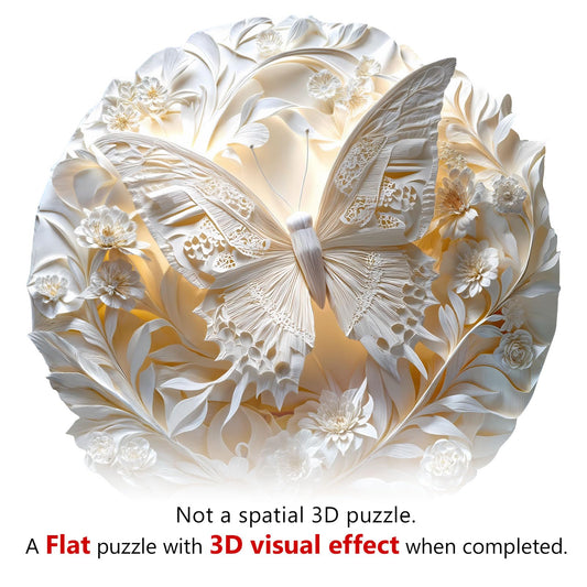 3D Butterfly Wooden Jigsaw Puzzle