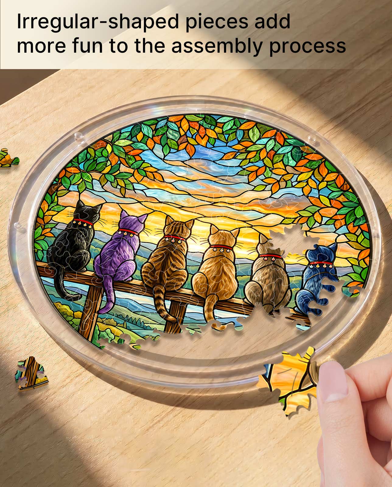 Horizon Watchers Puzzle Suncatcher