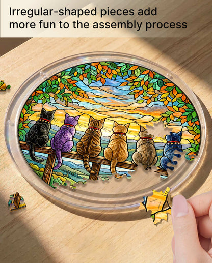 Horizon Watchers Puzzle Suncatcher