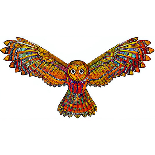 Wise Owl's Flight - Wooden Jigsaw Puzzle