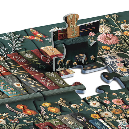 Blooming Bookshelf Jigsaw Puzzles 1000 Pieces