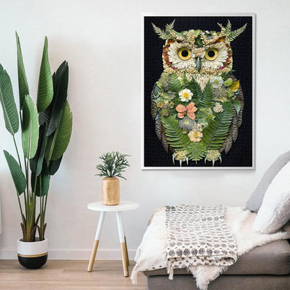 🦉The Foliage Owl Wooden Jigsaw Puzzle 1000 Pieces