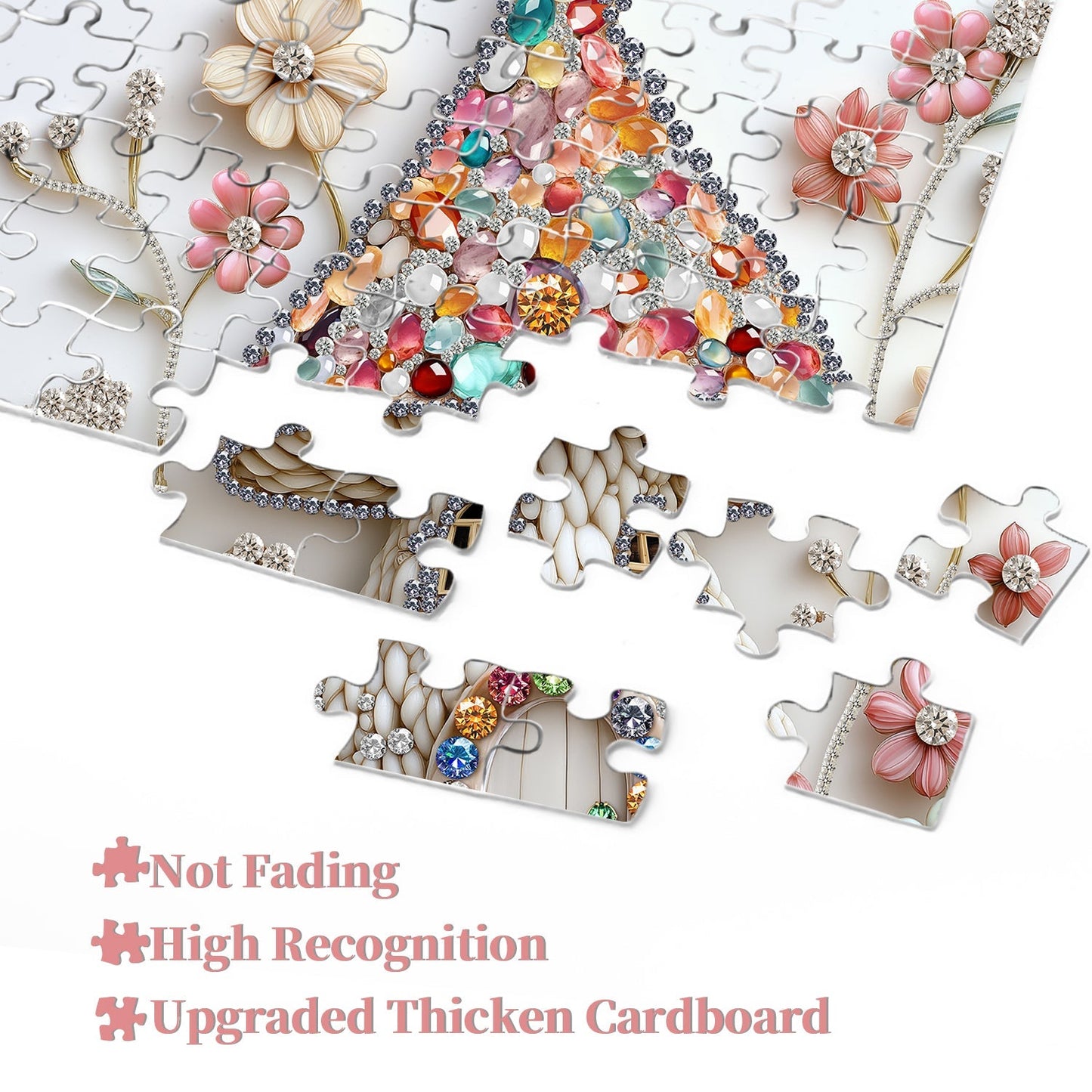 Mushroom House Wooden Jigsaw Puzzle 1000 Pieces