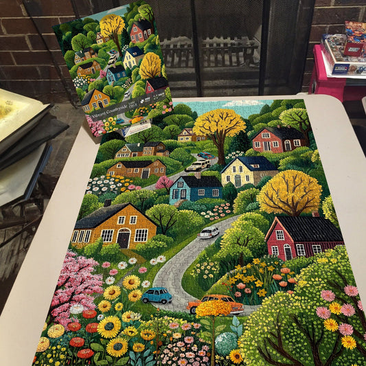Vibrant Countryside | 1000-Piece Wooden Jigsaw Puzzle