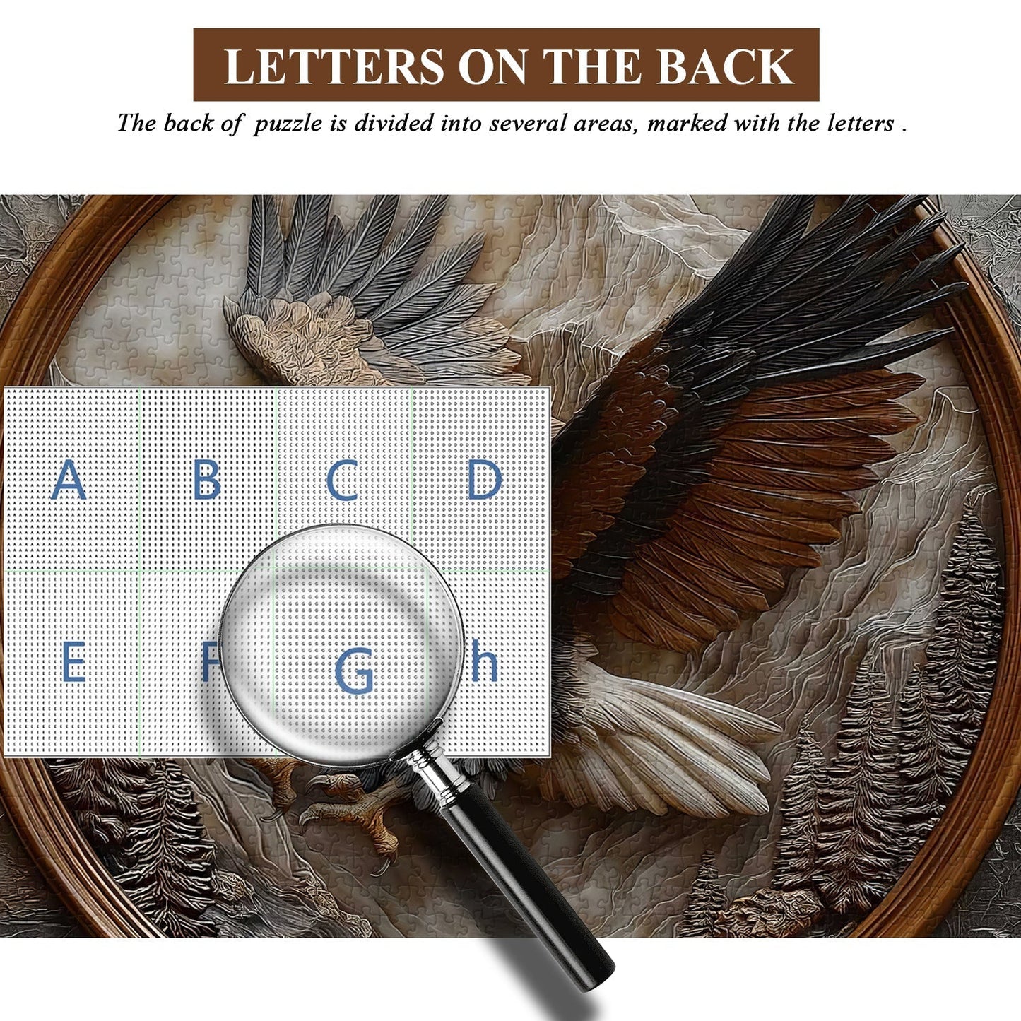 Aureate Eagle Wooden Jigsaw Puzzle 1000 Pieces