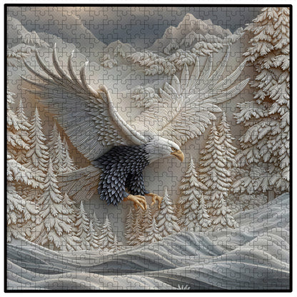 Carved Eagle Jigsaw Puzzle