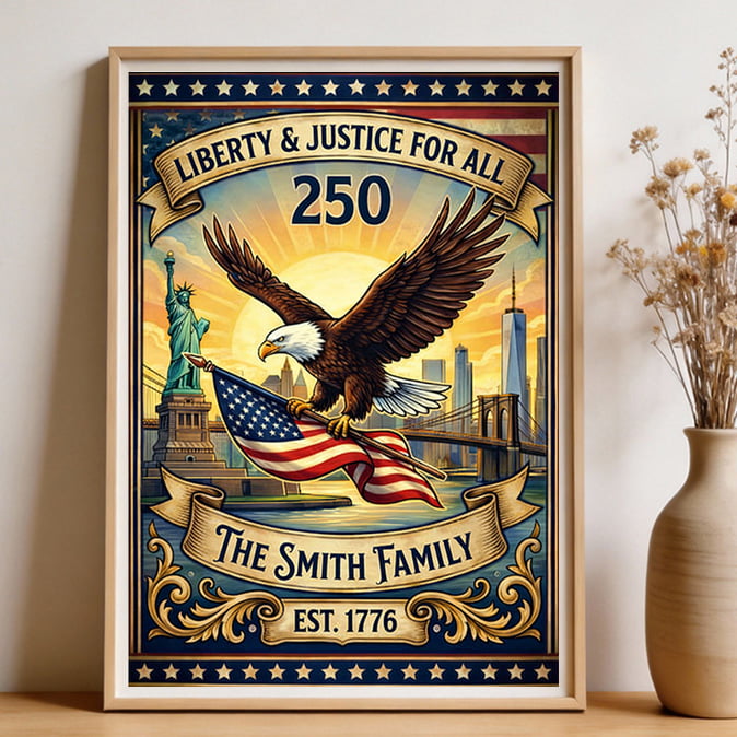 U.S. 250th Anniversary | 1000-Piece Wooden Jigsaw Puzzle