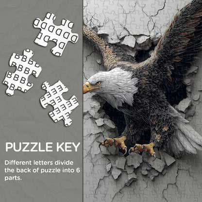 Breaking Free Eagle Wooden Jigsaw Puzzle 1000 Pieces