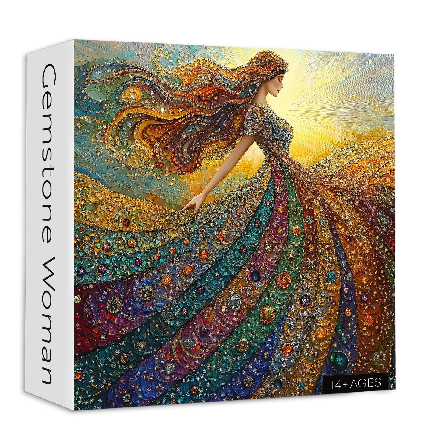 Gemstone Woman Wooden Jigsaw Puzzle 1000 Piece