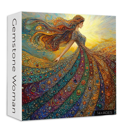 Gemstone Woman Wooden Jigsaw Puzzle 1000 Piece