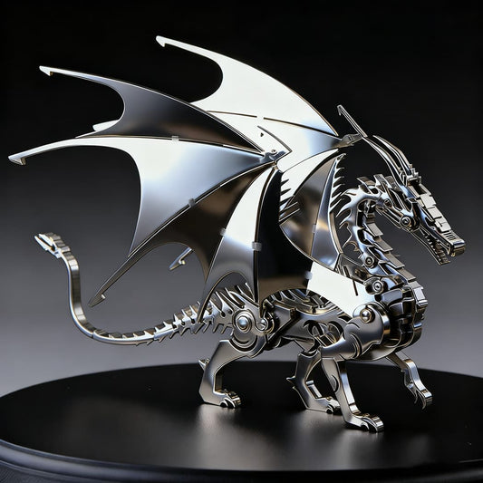 Fire Dragon 3D Metal Puzzle Model for Adults