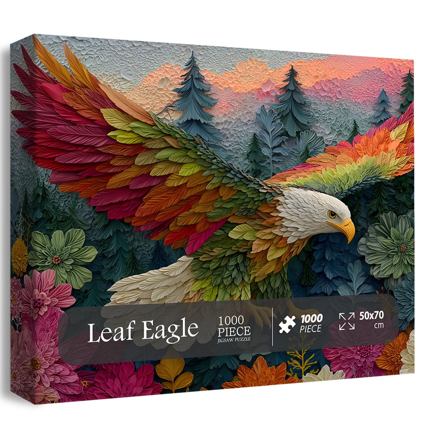 Leaf Eagle Wooden Jigsaw Puzzle 1000 Pieces
