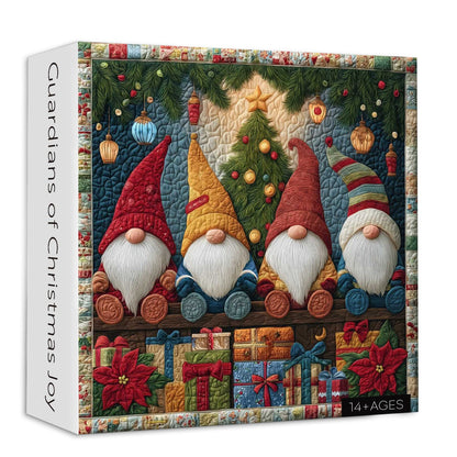 Guardians of Christmas Joy Wooden Jigsaw Puzzle 1000 Pieces