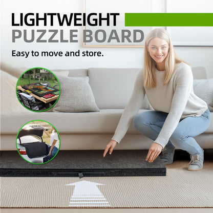 Tilting Puzzle Board with 2-in-1 Designed Stand & Cover
