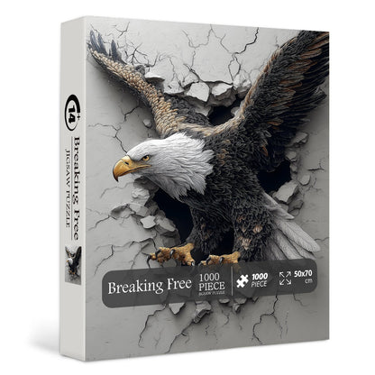 Breaking Free Eagle Wooden Jigsaw Puzzle 1000 Pieces