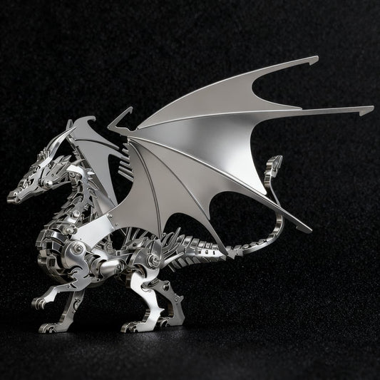 Fire Dragon 3D Metal Puzzle Model for Adults