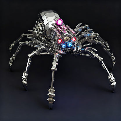 Spider 3D Steel Puzzles for Adults with Light