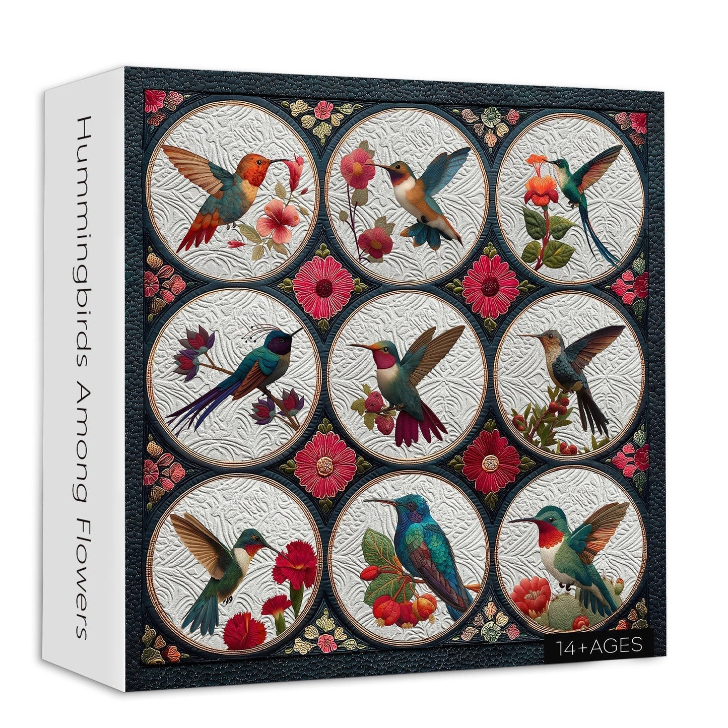Hummingbirds Among Flowers Wooden Jigsaw Puzzles 1000 Pieces