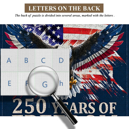 U.S. 250th Anniversary | 1000-Piece Wooden Jigsaw Puzzle