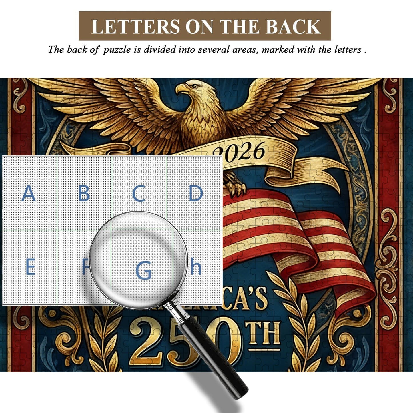 U.S. 250th Anniversary | 1000-Piece Wooden Jigsaw Puzzle