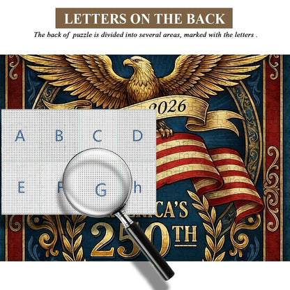 U.S. 250th Anniversary | 1000-Piece Wooden Jigsaw Puzzle